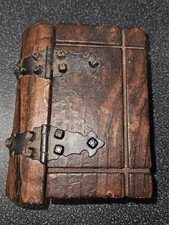 Vintage Wooden Book Shaped