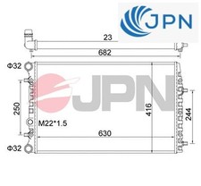 COOLANT RADIATOR 60C9056-JPN JPN I