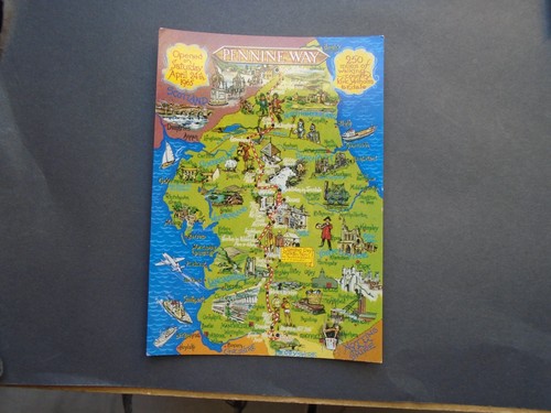 Cumberland painted map - cumberland:, of
