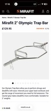 Mirafit Olympic 2" Trap Bar