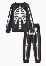 TU Boys Girls Skeleton Pyjamas