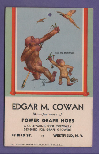 Edgar cowan power grape hoes - cowan,