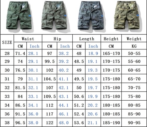 Cargo shorts multi pocket - shorts,