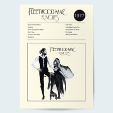 Fleetwood Mac Rumours Fine Art Album Poster