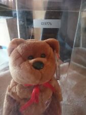 TY authentic Britannia bear, boxed and mint condition,Crack on plastic box