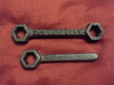 Vintage Cws Co-Op Keighley Cast Iron Double Ended Bed Spanner 1930/40 And Single