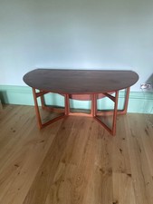 mid century teak dining table