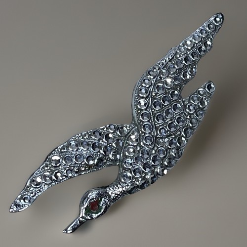 Vintage staybrite duck brooch - staybrite,