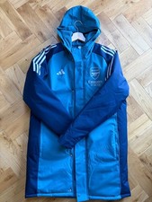 Arsenal FC Adidas 25/26 Navy Stadium Parka – men’s medium Official