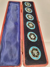 1880/90's BOXED SET OF ENAMEL