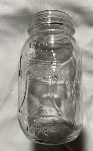 Mason jar 1776 1976 with - to,