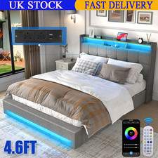 METAL BED FRAME STORAGE GAS