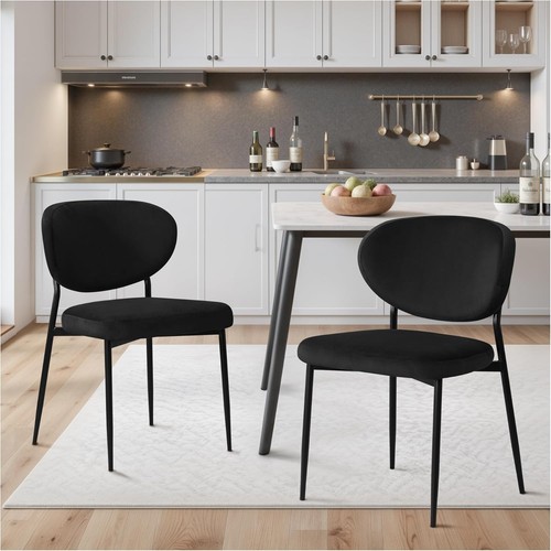 Black dining chairs set - dining, of