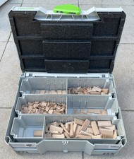 Festool DOMINO Beech, Assortment Set Ds 4/5/6/8/10 1060 BU