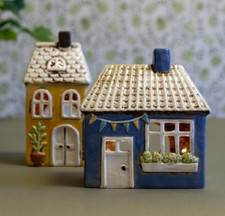Set of 2 Ceramic Light Up