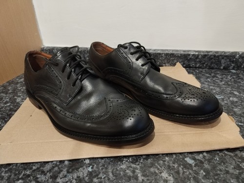 Clarks men black - clarks, leather