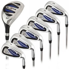 Ram Golf EZ3 Mens Right Hand +1 Inch Iron Set 5-6-7-8-9-PW HYBRID INCLUDED