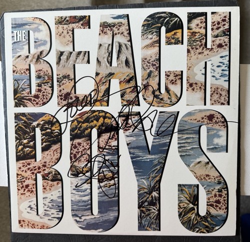 Beach boys signed vinyl self - beach,