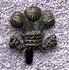 Civil Service Rifles. 15th Battalion, London Reg.  Blackened Brass Cap Badge