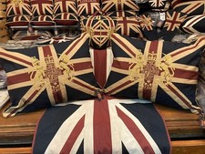 Pair Of Royal Crest Union Jack