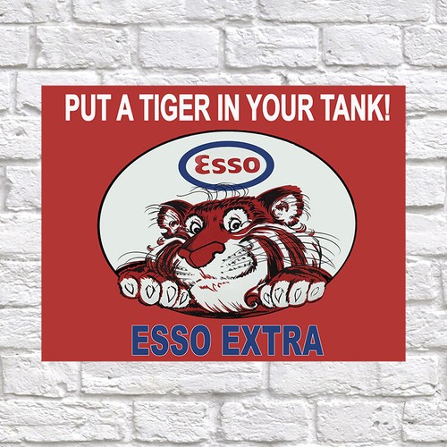 Esso extra retro metal - extra,,