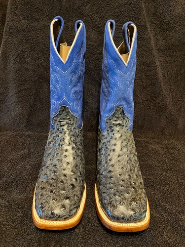 Blue suade alligator - blue,