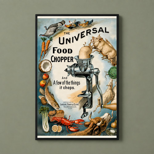 Universal food chopper vintage - food,