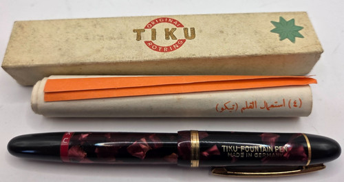 Rotring tiku red marbled - rotring,
