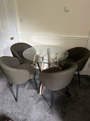Circular 90cm wide glass - wide,