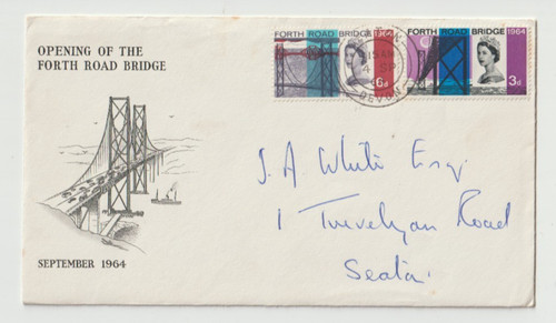 1964 fdc forth - gb,