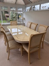 Beige Cream Dining Table