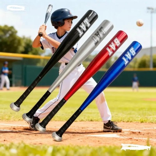 Heavy duty metal baseball bat - metal,