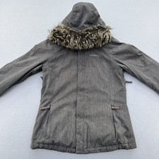 O’Neill Women’s Ski / Snowboard Jacket – Grey Faux Fur Hood – Size S (UK 8)