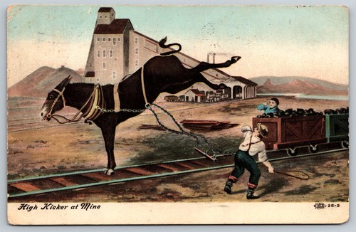 Postcard high kicker mine - postcard,