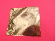 Copper Foil 0.01mm Sheet 300mm x 200mm NOTE SHEET WILL BE FOLDED IN HALF