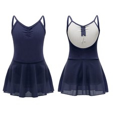 Kids Girls Sleeveless Skirted