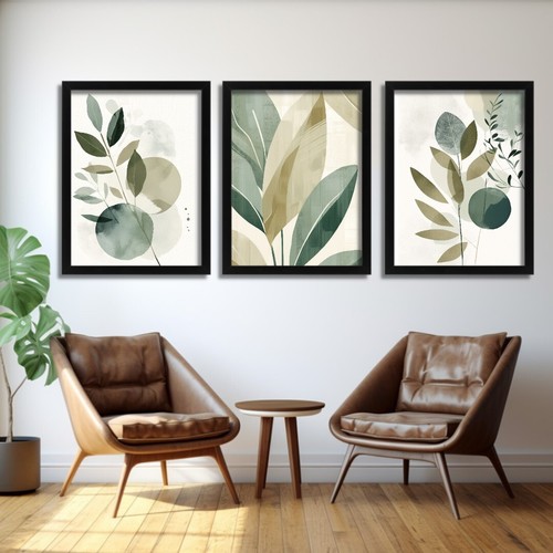 Minimalist wall art botanical - art,