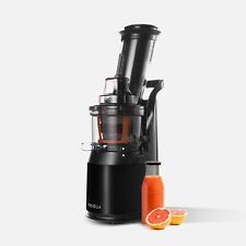 Fridja f1900 Whole Fruit Juicer - Powerful Cold Press Masticating Juicer, Black