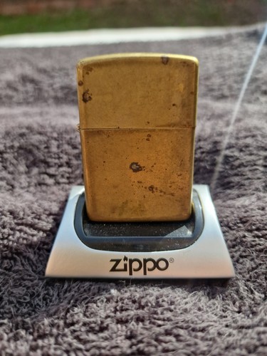Zippo 1993 plain brass - plain,