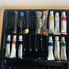 Artists paintbox with paints - artists,
