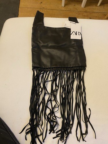 Zara leather wristlet handbag - zara, wristlet/handbag