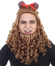 Cowardly Lion Wig and Beard