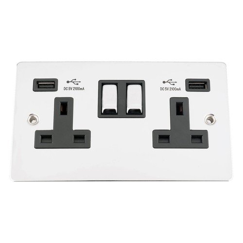 Usb socket gang - 2,