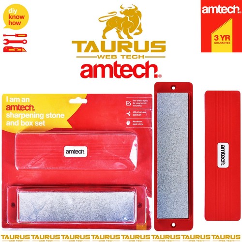 Amtech sharpening stone set - 8",