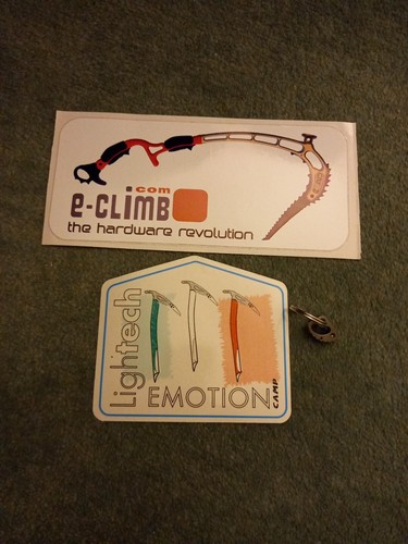 Rare camp climb stickers - &,