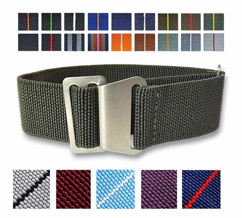 Elastic nylon french marine - elastic,