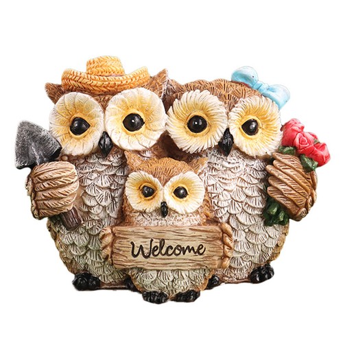 Owl garden ornaments - garden,
