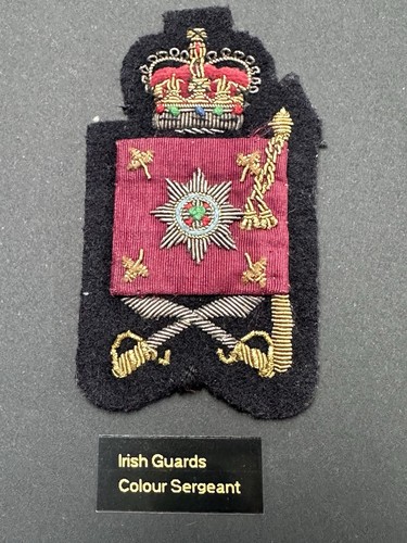 Irish guards colour - guards, sergeant