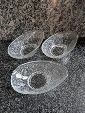 3 X Rayware Glass Avocado
