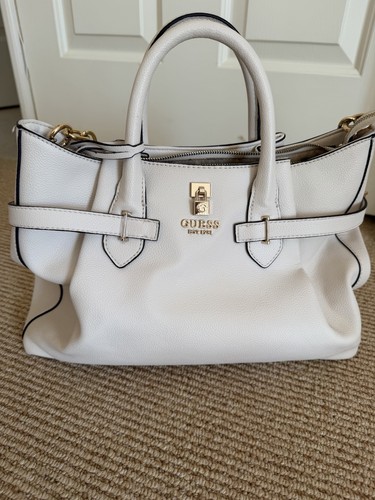 Guess handbag purse - handbag, off-white